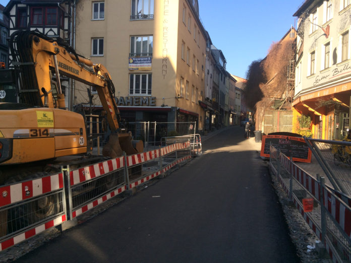 Der Bau in der Wagnergasse geht ab Montag weiter