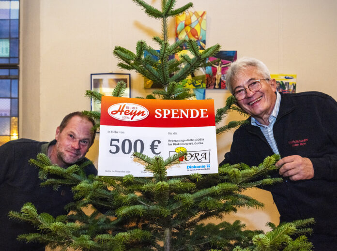 Spendenscheck Liora