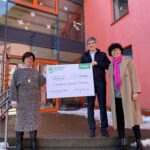 GS Griemar v.links Schulleiterin Frau Heike Kessler, Jan Engelhaupt und Cornelia langlotz ( beide DEVK)