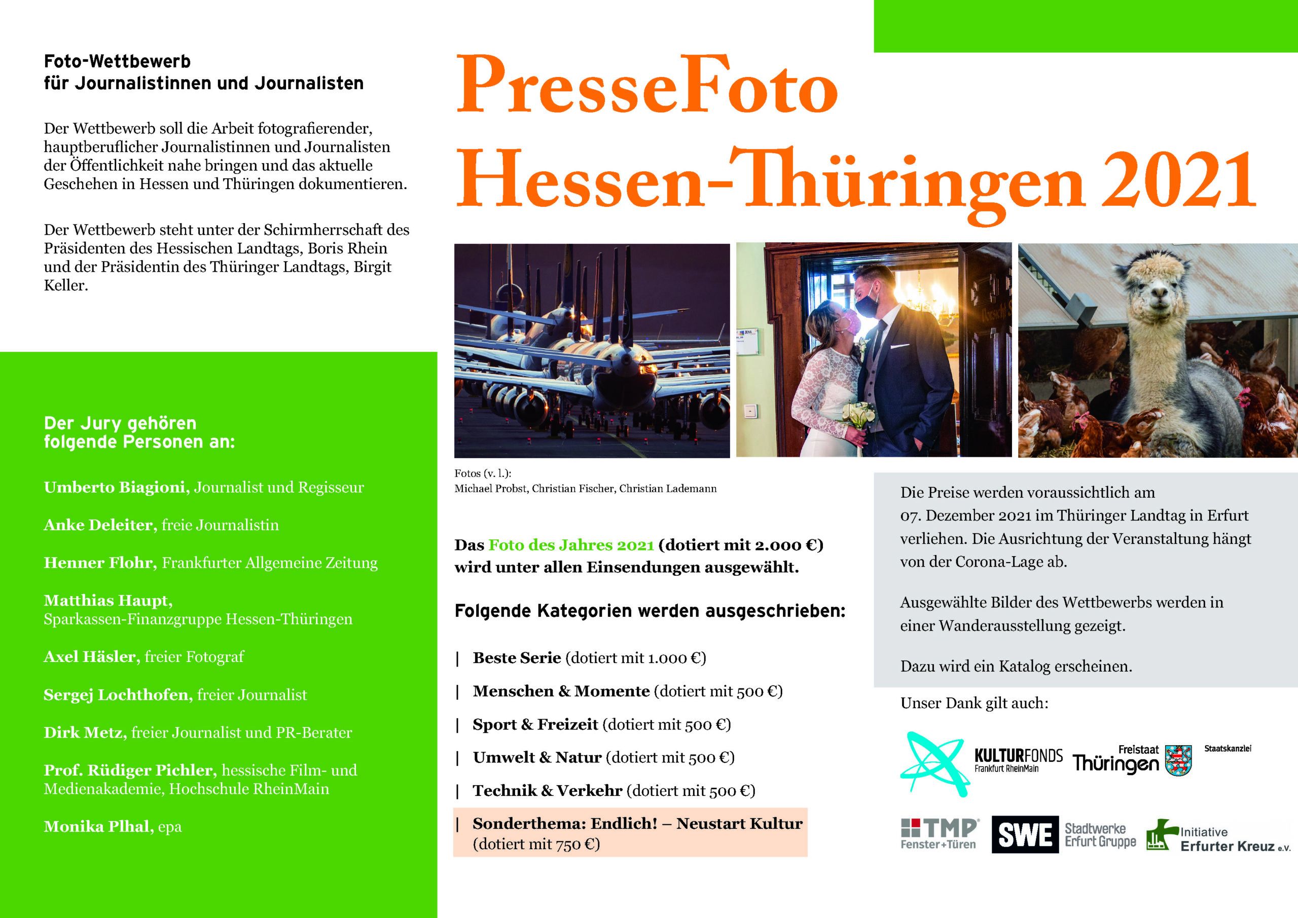 Gesucht - das „PresseFoto Hessen-Thüringen 2021 ...