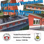 FSV Flyer 2021 KW38 Eröffnung Vereinsheim