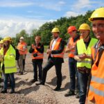 220609 Umwelttag Exkursion 2_Teilnehmer der Exkursion im Windpark bei Mechterstädt (Onno Eckert in der Mitte)