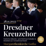PM 67-2022 Plakat Dresdner Kreuzchor in Gotha