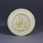 Elfenbeindose, Gottfried Wolffram, Deckel