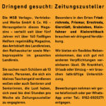 Zusteller gesucht April 2024