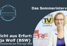Bericht aus Erfurt: Das Sommerinterview mit Katja Wolf (BSW) Landesvorsitzende des Thüringer BSW