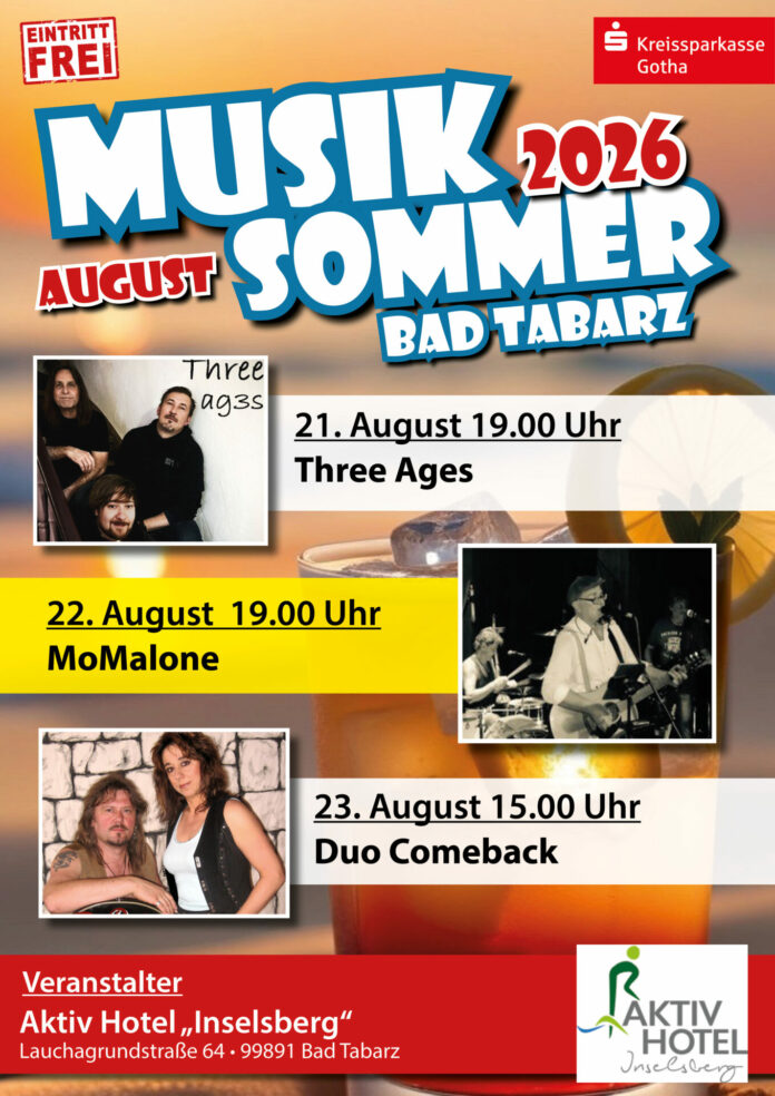 Musiksommer 21.08.-23.08.26