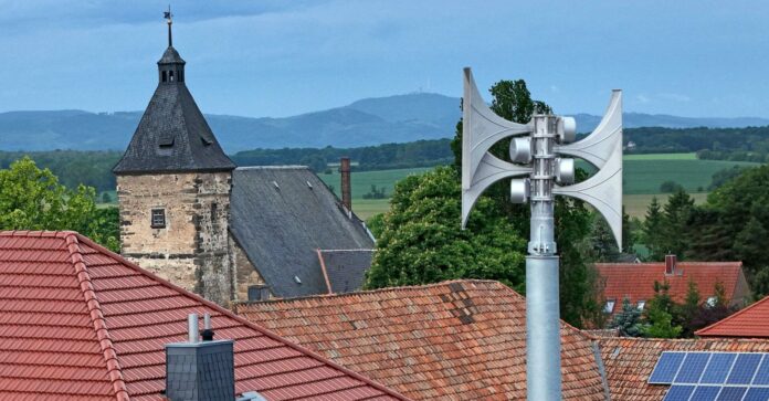 336-2026 Erste neue Sirenenanlage im Gothaer Ortsteil Uelleben in Betrieb genommen