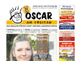 „Oscar am Freitag” für Gotha und den Landkreis, Ausgabe 9 vom 25.09.2026