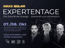 Anzeige: MAXX SOLAR Expertentage 2026: Die Zukunft der Energie praxisnah erleben