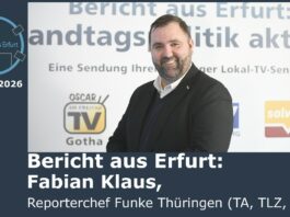 Bericht aus Erfurt: im Gespräch mit Fabian Klaus, Reporterchef von Funke Thüringen (TA, TLZ, OTZ)