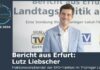 Bericht aus Erfurt nach September-Landtagssitzung: im Gespräch mit Lutz Liebscher, SPD-Fraktionschef