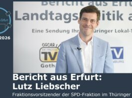 Bericht aus Erfurt nach September-Landtagssitzung: im Gespräch mit Lutz Liebscher, SPD-Fraktionschef