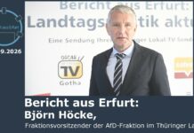 Bericht aus Erfurt nach September-Landtagssitzung: im Gespräch mit Björn Höcke, AfD-Fraktionschef