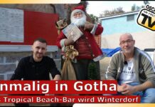 Ein „Winterdorf” entsteht in Gotha