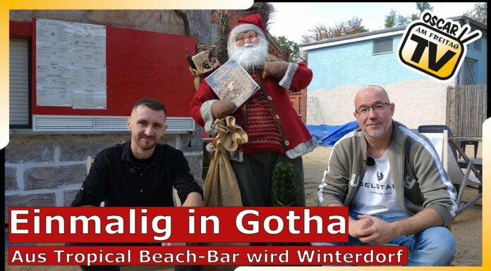 Ein „Winterdorf” entsteht in Gotha